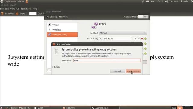 proxy settings in ubuntu os смотреть онлайн