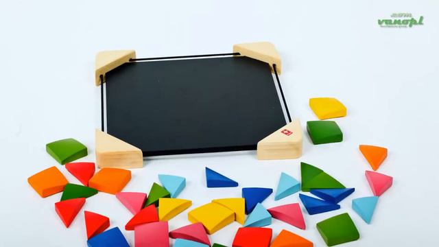 Мозаика из бамбука «Magnetic Mosaic» Hape смотреть онлайн