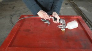 Компрессор ВИХРЬ КМП 230 24, короткий обзор и демонстрация работы с краскопультом