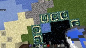 Как получить блок портала в Эндер мир себе в инвентарь.