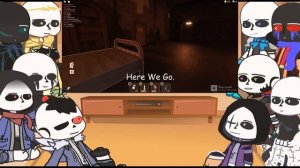 Sans aus react to DOORS Hotel + Update | Roblox | Original