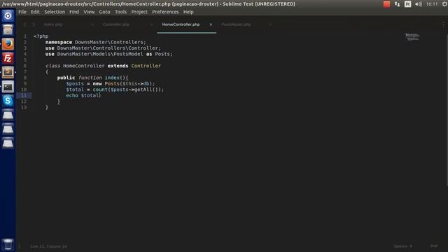 Paginação de registros com o DRouter. смотреть онлайн