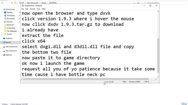 God of War PC D3D 11 1 Error Solution for Nvidia GT 730 or Above смотреть онлайн