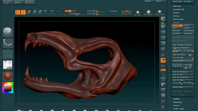 Cavity Maps in ZBrush смотреть онлайн