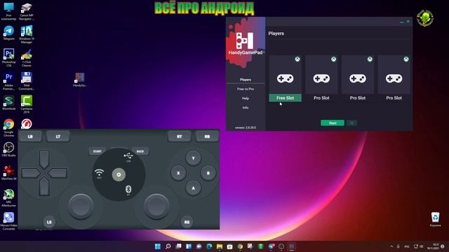Геймпад от XBox или PS для компьютера или Андроид ТВ по WiFi/ Bluetooth /USB смотреть онлайн