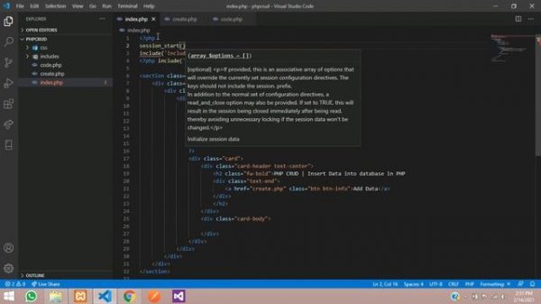 How to show Success Message/ Flash message in PHP | Show Session message  in next page