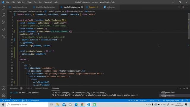 2- How to use useRef Hook to access DOM attributes смотреть онлайн