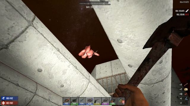 7 Days to Die Alpha 16 ► Бойня ► 21 ночь (16+) смотреть онлайн