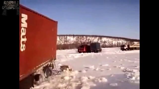 На грузовике КамАЗе в -40 градусов, примерзают даже колёса смотреть онлайн
