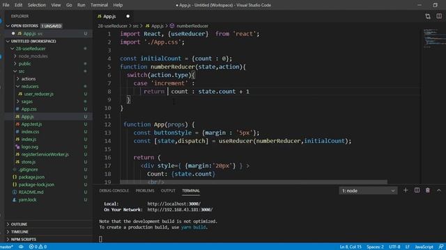 #28 What is useReducer Hook in React JS | useReducer Example | Telugu Tutorials смотреть онлайн