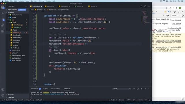 Custom Validations in React - React Js Tutorial #64 смотреть онлайн