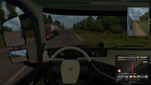 ПОПАЛ В БОЛЬШУЮ ПРОБКУ - EURO TRUCK SIMULATOR 2 [СУРОВАЯ РОССИЯ[ смотреть онлайн