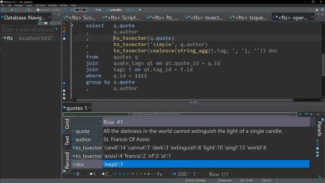 Postgres Full Text Search смотреть онлайн