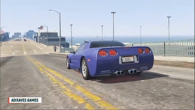 Chevrolet Corvette C5 Z06 2001 | GTA V Real Life Mods | Addon Vehicle | Gameplay | GTA V Pakistan смотреть онлайн