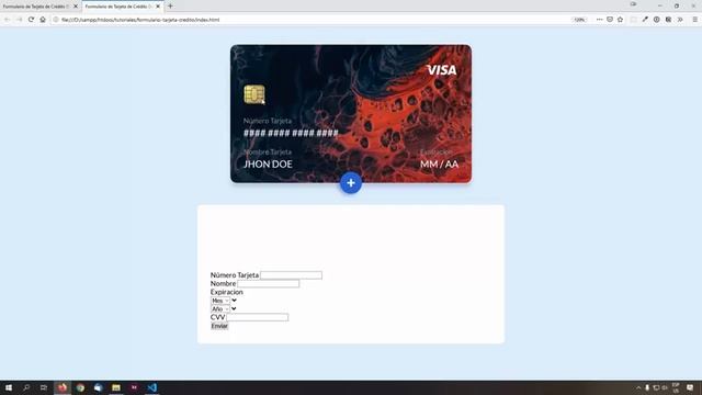 Taller de Diseño Web: Formulario Dinámico para Tarjeta de Crédito | HTML, CSS y Javascript. смотреть онлайн