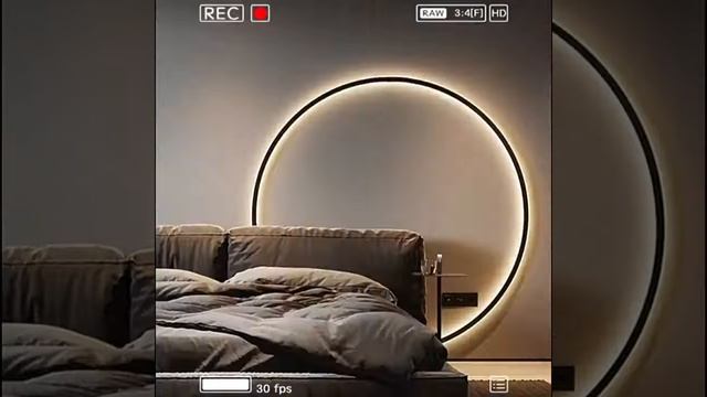 Дизайнерский светодиодный настенный светильник в виде кольца от бренда ELEGANT LIGHT смотреть онлайн