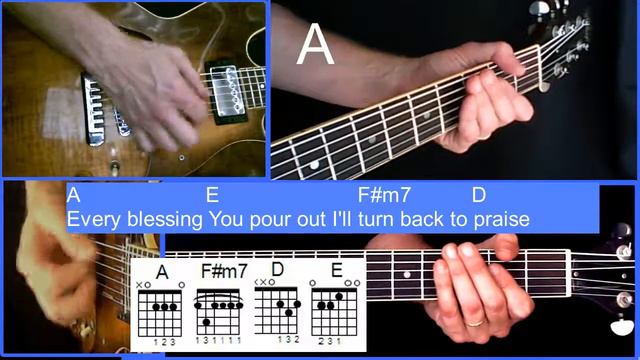 HOW TO PLAY- BLESSED BE YOUR NAME - EASY GUITAR LESSON-W/ CHORDS & LYRICS -PRE CHORUS-VIDEO 2 OF 3 смотреть онлайн