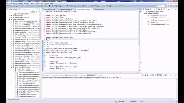 Mock Java REST Web Service Tutorial with Spring Boot RestTemplate Test Example Client смотреть онлайн