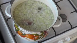 Cуп из ботвы редиса