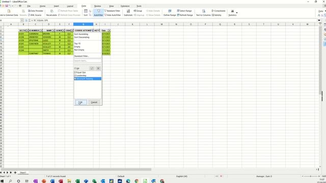 This video explains how to use sort and filter in LibreOffice Calc смотреть онлайн