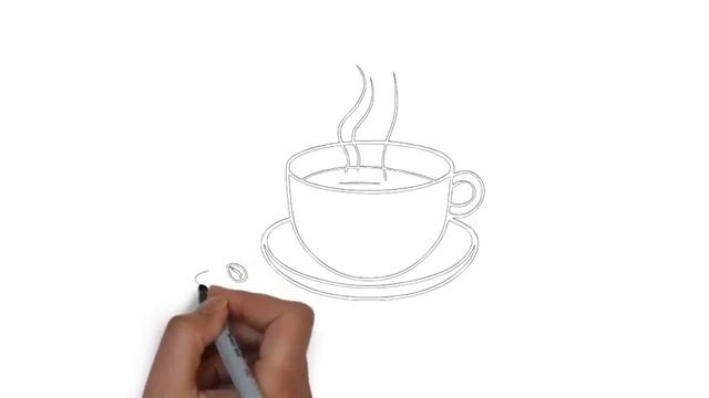 как нарисовать кофе,how to draw a coffee,cómo dibujar un café,come disegnare un caffè смотреть онлайн