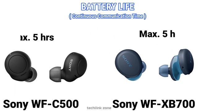 Sony WF C500 Vs Sony WF XB700 Comparison.