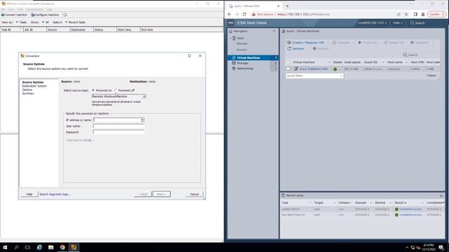 VMware Converter Standalone | Convert Physical Machine to a Virtual Machine (P2V Migration) смотреть онлайн