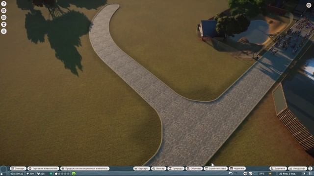 [2] Посетителей тоже нужно кормить - PLANET ZOO | Прохождение на русском смотреть онлайн