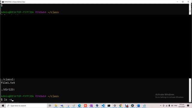 Unix list (ls) command смотреть онлайн