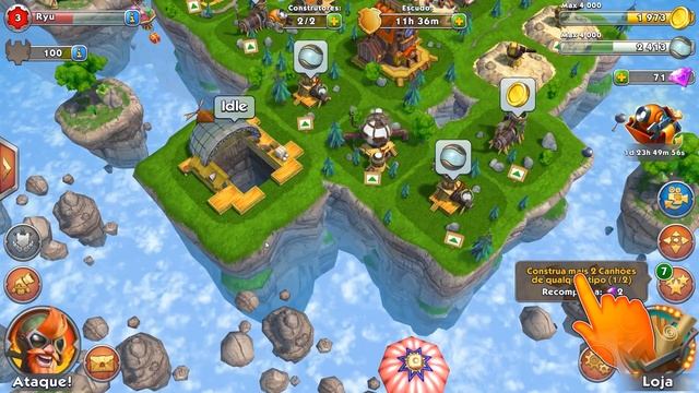 QDB - Sky Clash: Lords Of Clans 3D - Estratégia é a chave!!! (GAMEPLAY PT-BR) смотреть онлайн