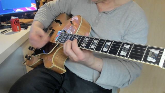 Ibanez LGB30-NT: Blues workout in F смотреть онлайн