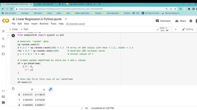 Linear Regression in Python смотреть онлайн