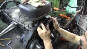 Сборка двигателя ОМ 616 Мерседес 207 Т1