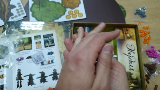 Эверделл Everdell Распаковка Unboxing смотреть онлайн