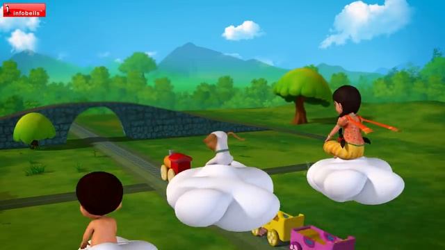 Railu Railu Railu, Idi Chikku Bukku Railu - Train Song | Telugu Rhymes for Children | infobells смотреть онлайн