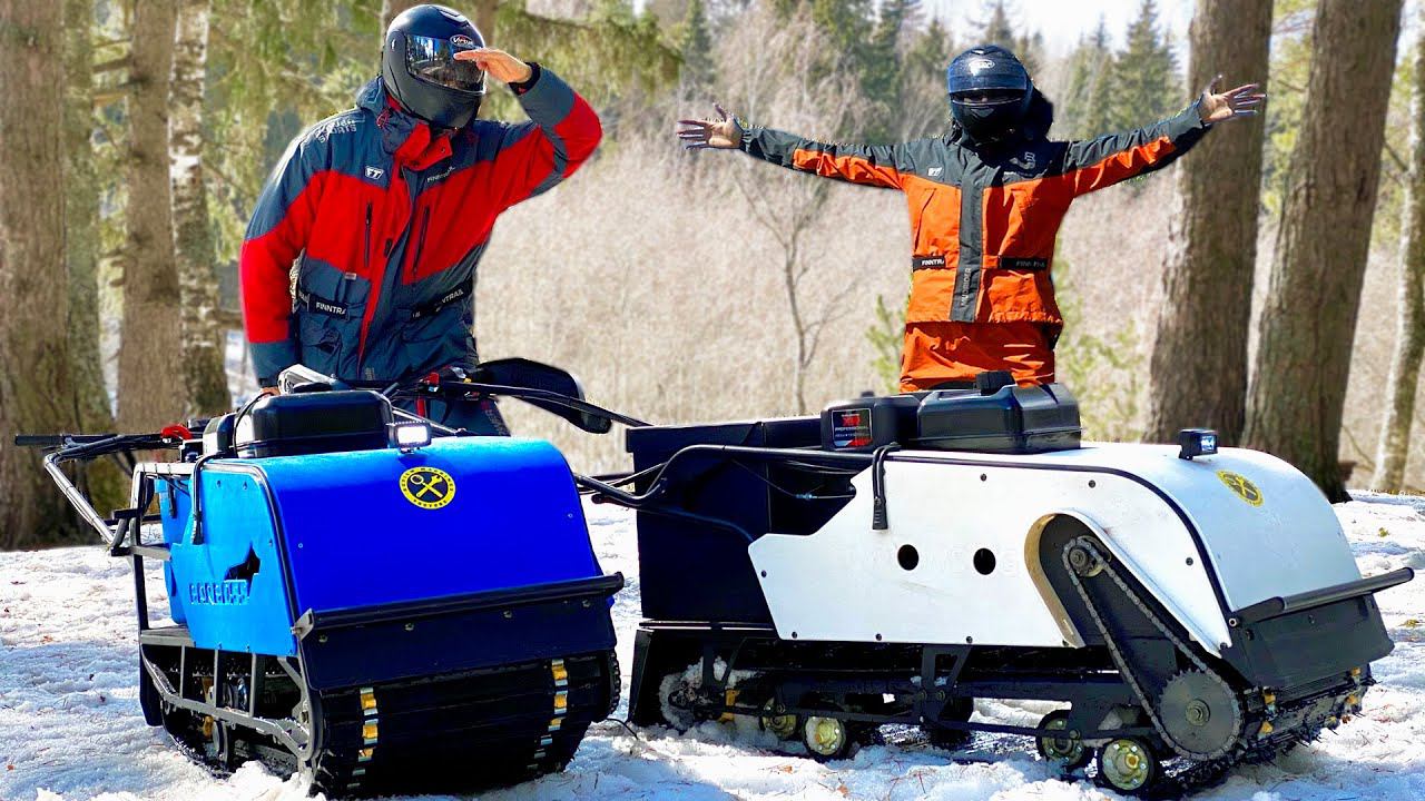 Новые мотобуксировщики Baltmotors на 2021-22г Barboss и Snowdog! смотреть онлайн