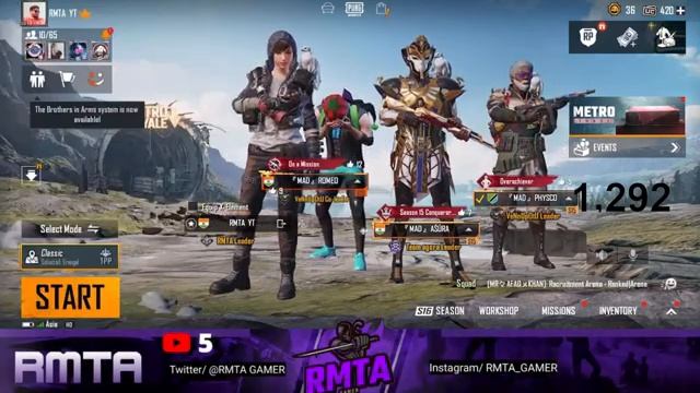 PUBG LIVE #RMTA смотреть онлайн