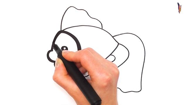 How To Draw A Rainbow Fish Drawing For Kids