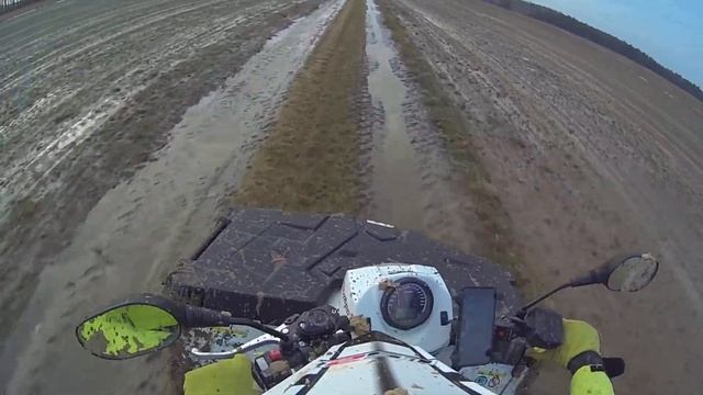 Błoto okolice Biskupice Polaris sportsmen 570 10.03.2018 смотреть онлайн