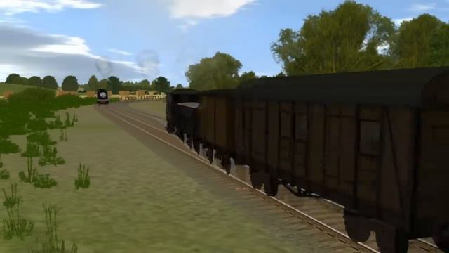 The Adventure Begins in Trainz - Thomas tries to help runaway James смотреть онлайн