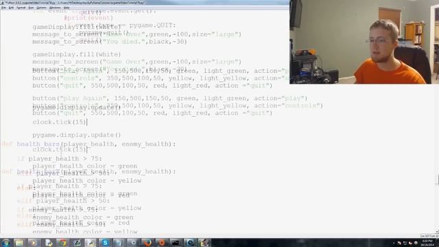 Pygame (Python Game Development) Tutorial - 79 - Game Over and Win смотреть онлайн