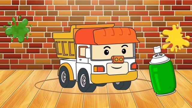 Мультик - Раскраска - Робокар Поли - Учим цвета. Часть 2. Robocar Poli - Learn Colors смотреть онлайн