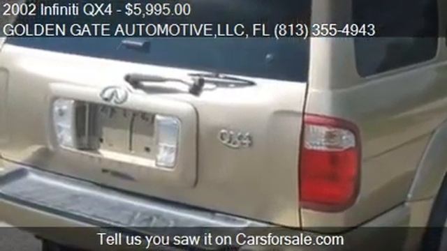 2002 Infiniti QX4 for sale in Zephyrhills, FL 33541 at the G смотреть онлайн