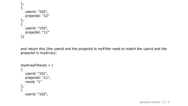 jQuery : Filter array of objects with another array of objects смотреть онлайн