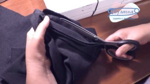 Прорезной карман с листочкой. Чистая обработка. Подробный МК