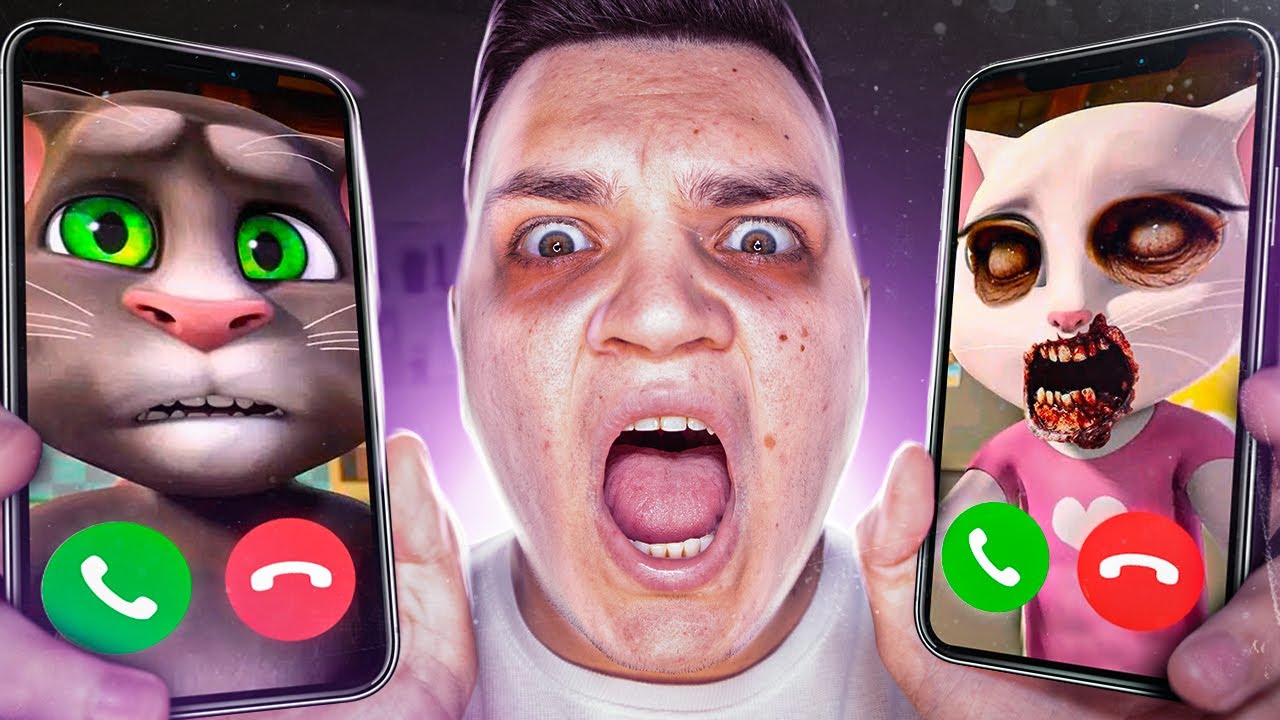 ГОВОРЯЩИЙ ТОМ И АНДЖЕЛА ЗВОНОК в 3:00! смотреть онлайн