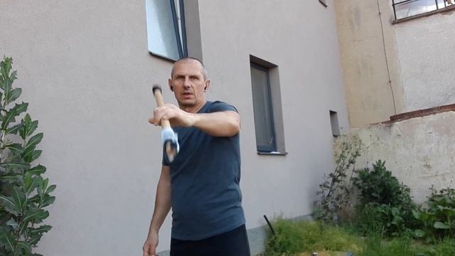 Крутим палку   курс обучения   9 упражнение восьмерка