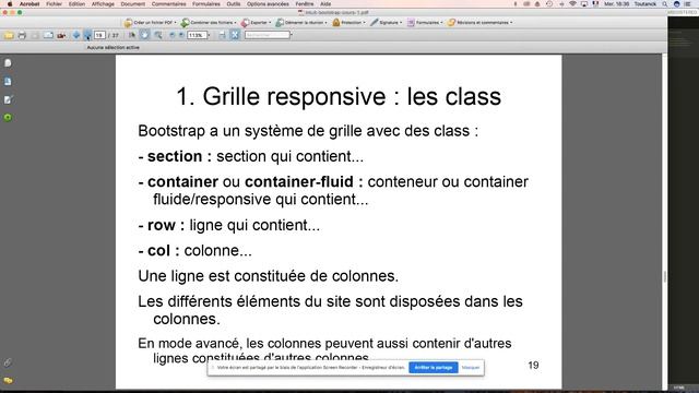 Bootstrap 01 : présentation de la grille смотреть онлайн