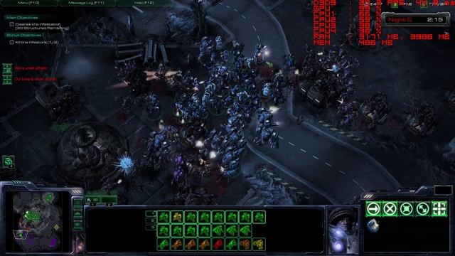 Starcraft II 1920X1080 maxed 3870 @850Mhz Q9550 @4GHz смотреть онлайн
