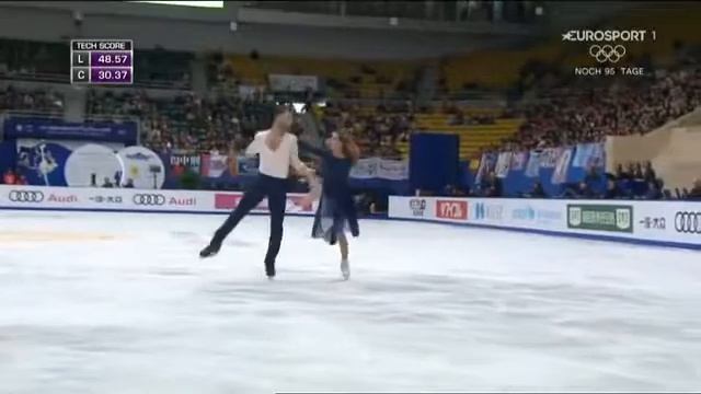 2017 Cup of China Dance FD Gabriella Papadakis & Guillaume Cizeron Moonlight Sonata смотреть онлайн